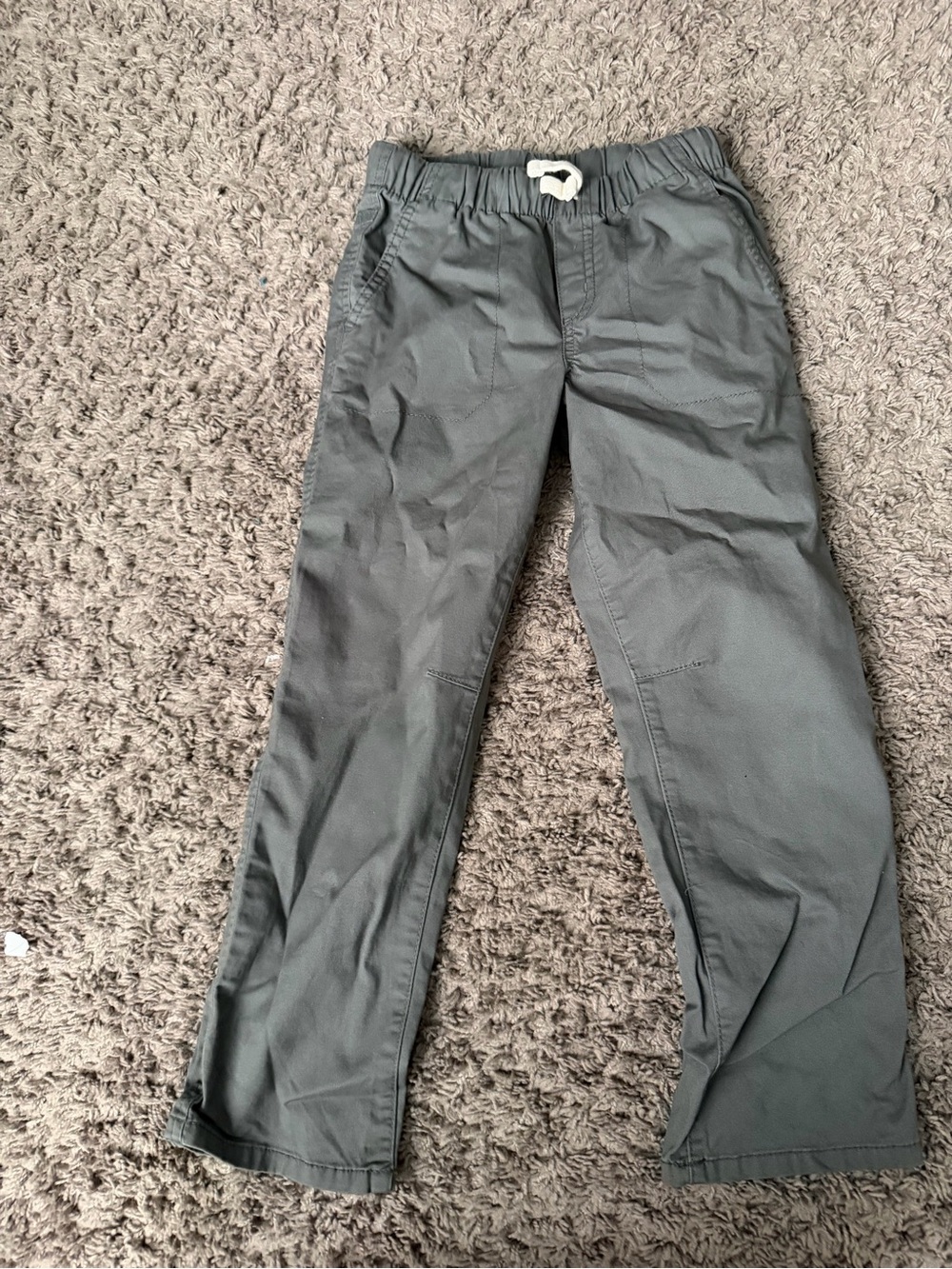 Cat & Jack Olive Gray Drawstring Joggers